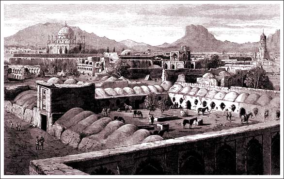 Interior of the citadel in Kandahar