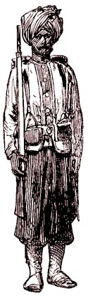 Soldier of the Khelat-i-Ghilzai regiment