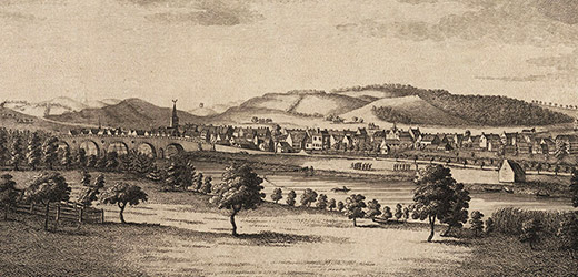 The town of Perth in 1783 (National Library of Scotland)
