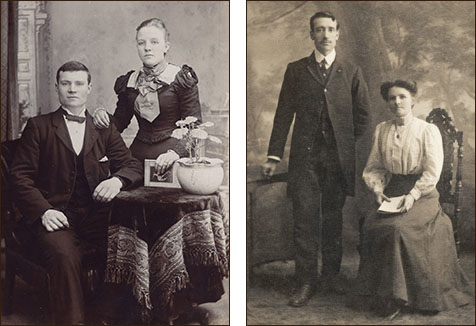 John Henry Pritchard and Maggie Moon, and Benjamin Pritchard and Maria Bell