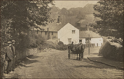 The Post Office, Birkacre, Chorley, at the time of the Pritchards