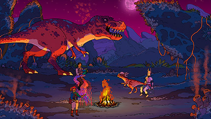 in-game screenshot - T-Rex pet