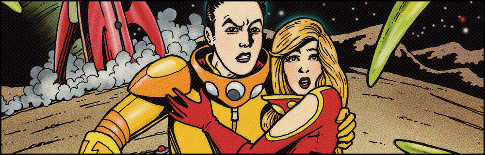 Return to the Forbidden Planet - comic panel style