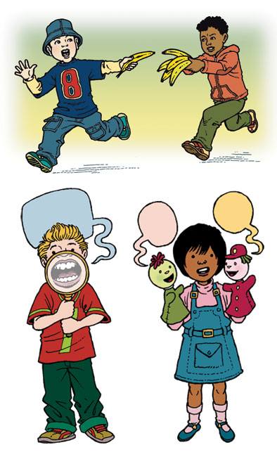 drawings for a childcare article